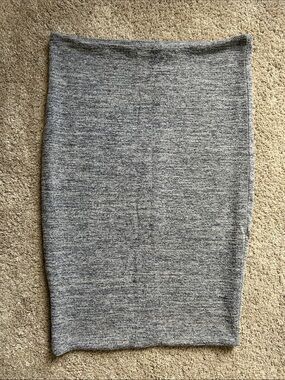 Cotton On Grey Knit Pencil Skirt - Women